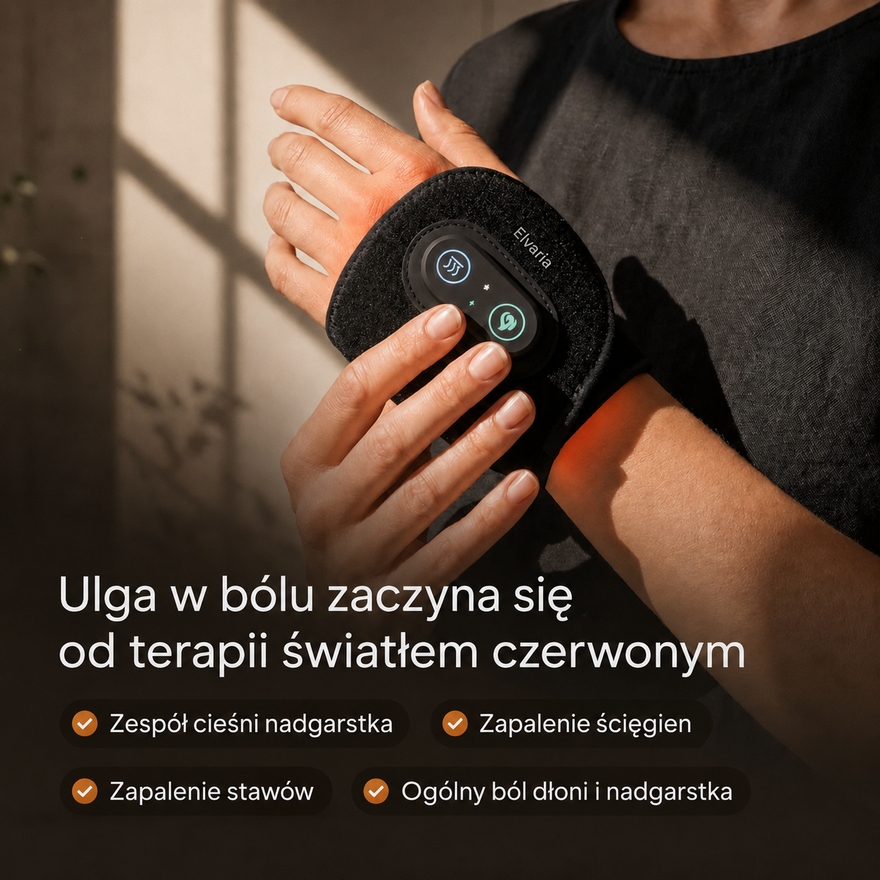 Elvaria - Zakończ mrowienie drętwienie i ból nadgarstka w zaledwie 15 minut dziennie.